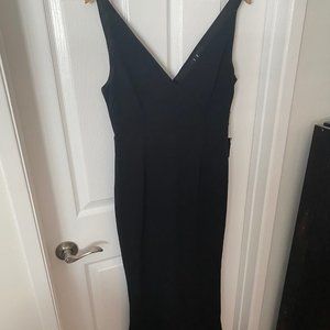 lulus melora black sleeveless maxi dress